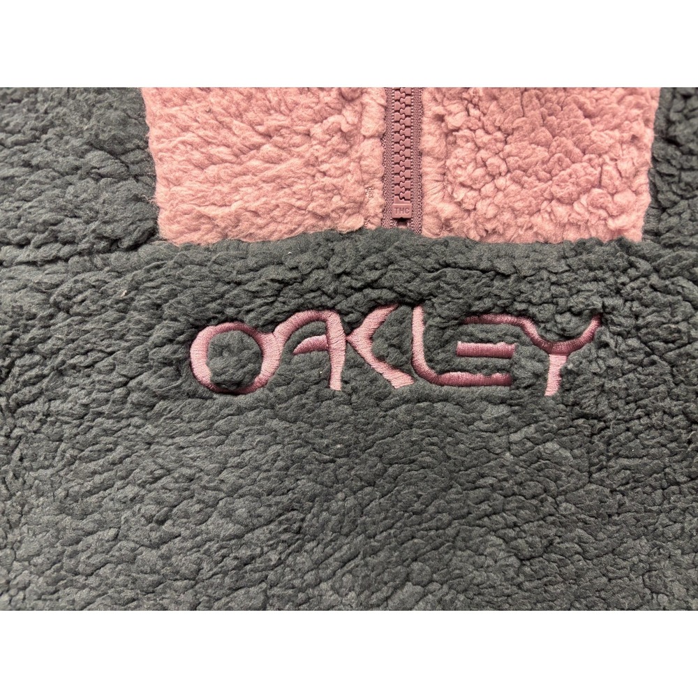 Oakley Jacket TNP Ember Half Zip Fleece Women Toadstool Black Performance XL NWT - Picture 8 of 10